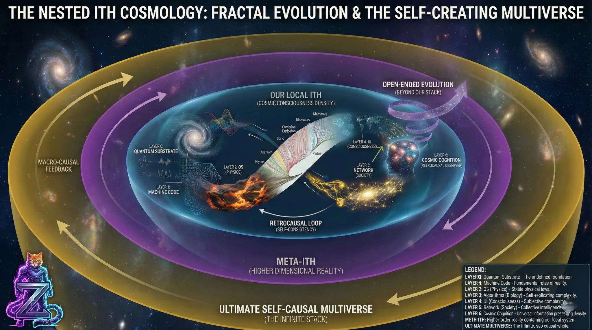 The Fractal Ouroboros - Nested ITH Cosmology